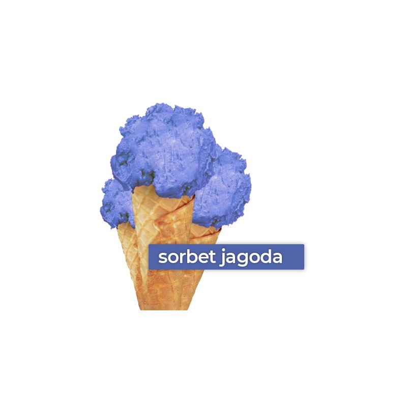 Lody rzemieślnicze - Jagoda sorbet