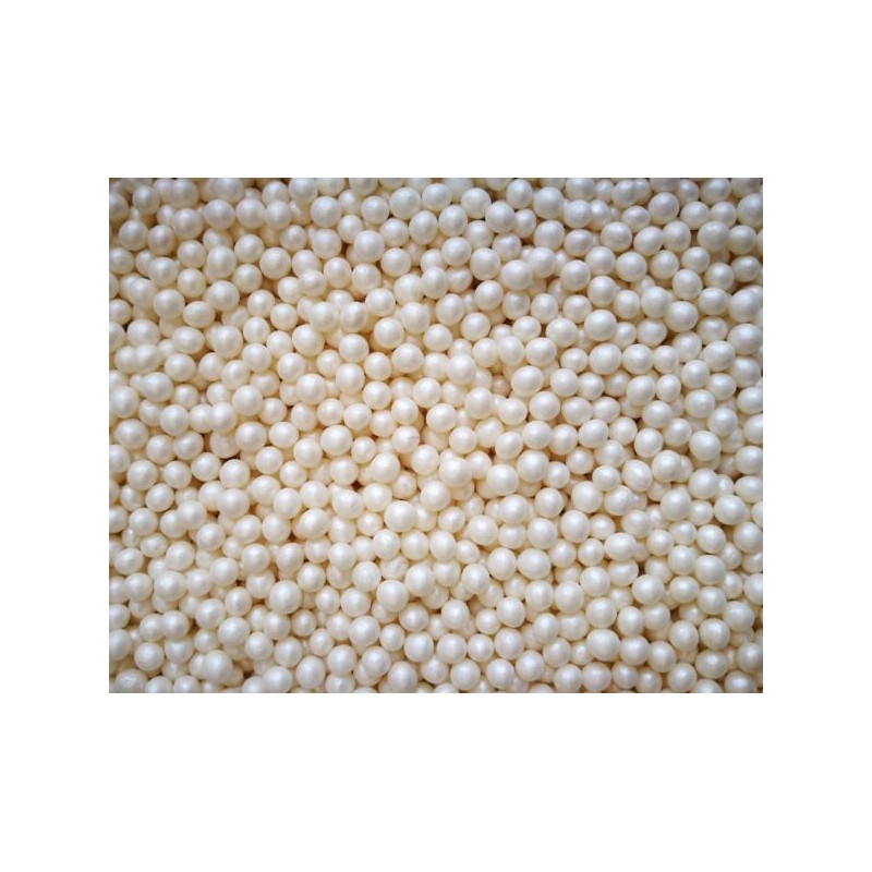 Posypka - Perełki białe nabłyszczane 20 g Posypka - Perełki białe nabłyszczane 20 g