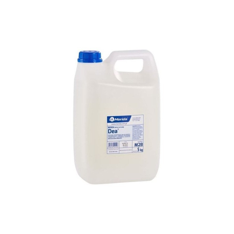 Mydło w płynie Merida DEA białe 5 kg Mydło w płynie Merida DEA białe 5 kg