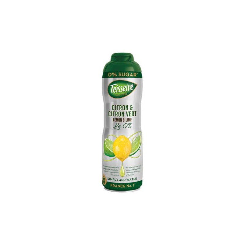 Teisseire syrop bez cukru cytryna limonka / lemon lime 600ml