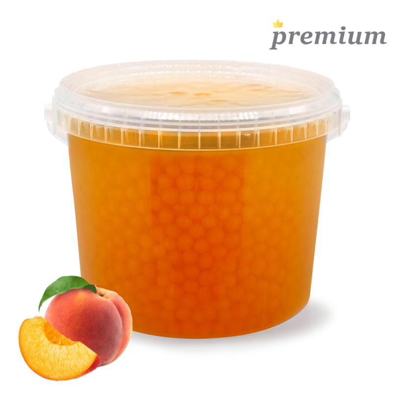 PREMIUM POPPING BOBA PEACH BRZOSKWINIOWE KULKI