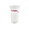 KUBEK BEZBARWNY BUBBLE TEA LOGO 650 ml