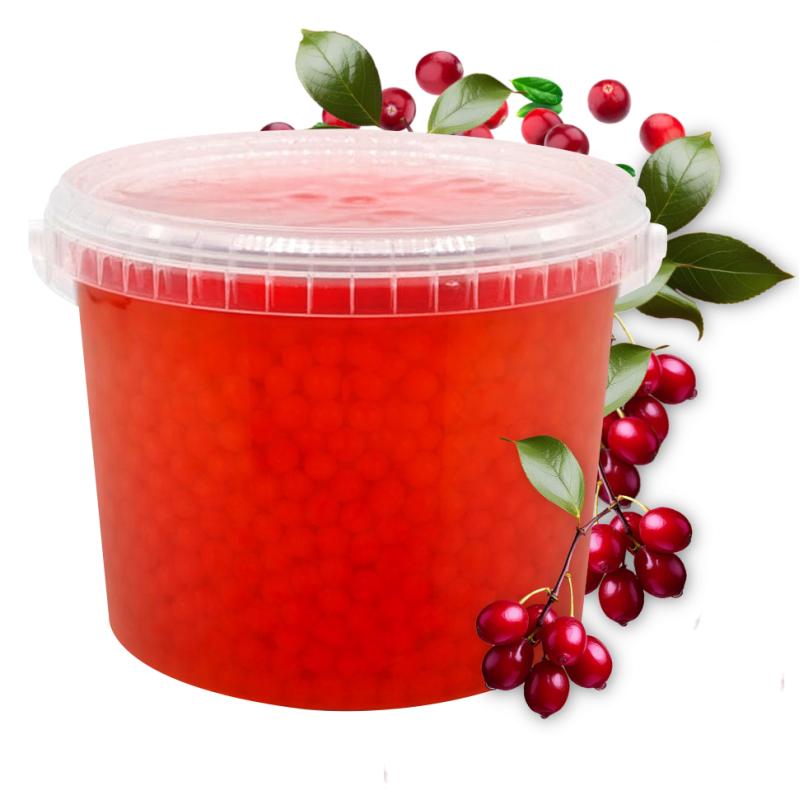 Premium Popping Boba Żurawina 3,4kg