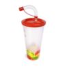 KUBEK DO GRANITY CZERWONY 500 ML 100 SZT