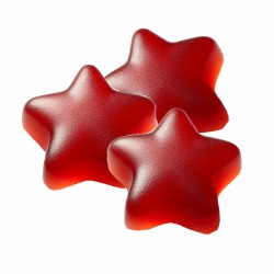 Nata de Coco Jelly - Gwiazdki truskawkowe 3,8kg