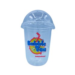 Kubek bezbarwny BUBBLE TEA LOGO 95mm 500ml 50szt