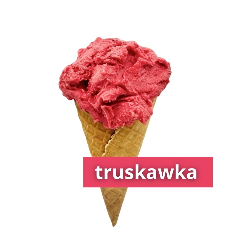 Lody rzemieślnicze - Truskawka