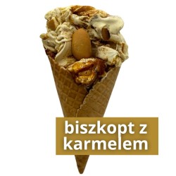Lody rzemieślnicze - Biszkopt z karmelem
