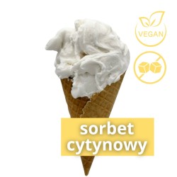 Lody Sorbet Cytrynowy Wegański - Bez Dodatku Cukru