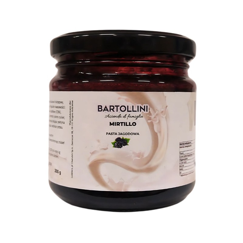 Pasta Jagodowa 200 g – Bartollini Mirtillo Pasta Jagodowa 200 g – Bartollini Mirtillo