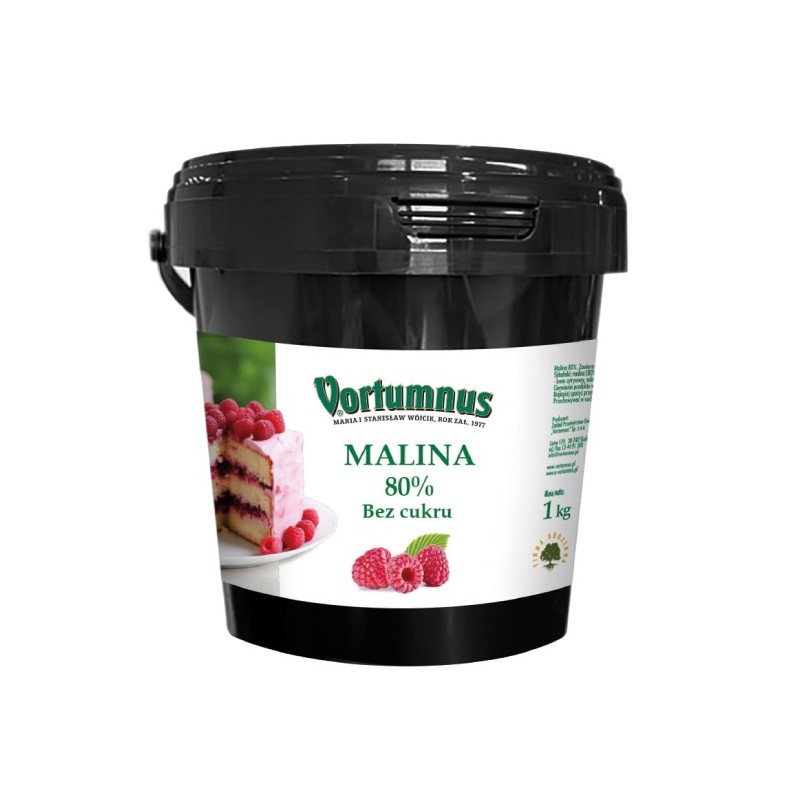 OWOCE W ŻELU - MALINA BEZ CUKRU 1kg OWOCE W ŻELU - MALINA BEZ CUKRU 1kg