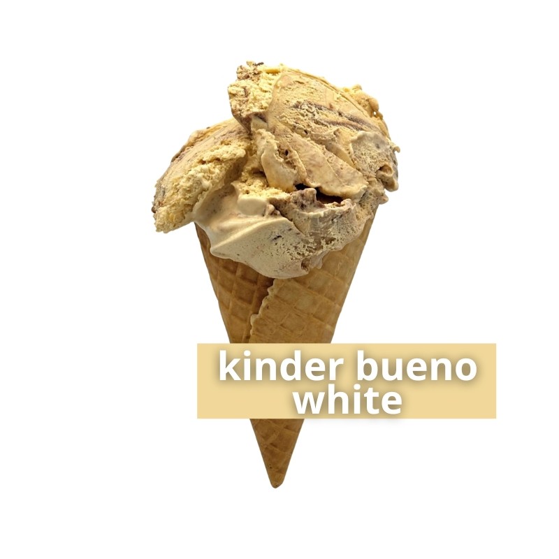 Lody rzemieślnicze - Kinder Bueno White