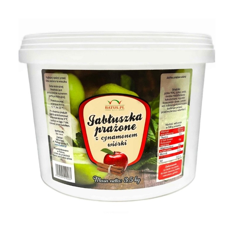 Prażone jabłka z cynamonem 3,5 kg Prażone jabłka z cynamonem 3,5 kg