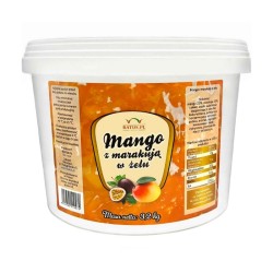 Owoce w Żelu Mango Marakuja 3,2 kg – Egzotyczny Dodatek do Lodów i Deserów