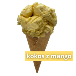 Lody rzemieślnicze - Kokos...