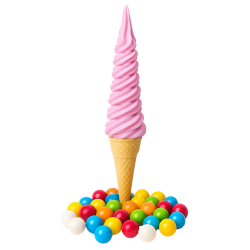 Lody świderki Guma Balonowa 4 kg – koncentrat do lodów z automatu