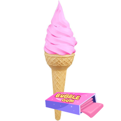 Lody włoskie guma balonowa 4 kg – do lodów soft