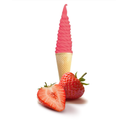 Lody sorbet truskawkowy z drobinkami 10kg
