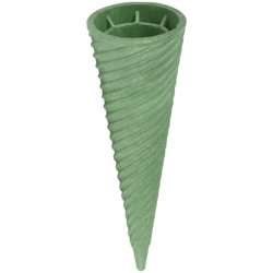 Wafel Twister Zielony Tłoczony 384 szt.