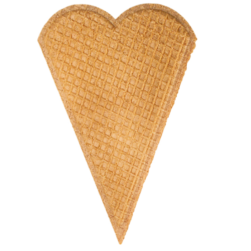Serca waflowe dekoracja do lodów wafel serce 200 szt. Serca waflowe dekoracja do lodów wafel serce 200 szt.