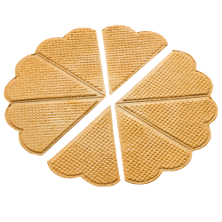 Serca waflowe dekoracja do lodów wafel serce 200 szt.
