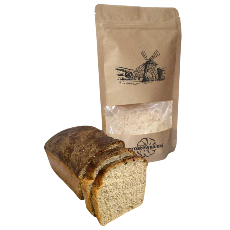 Chleb orkiszowy mieszanka do wypieku 560 g z Podlaskiego Młyna Chleb orkiszowy mieszanka do wypieku 560 g z Podlaskiego Młyna