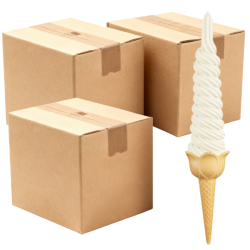 Lody świderki mleczne PREMIUM 10kg x3 kartony