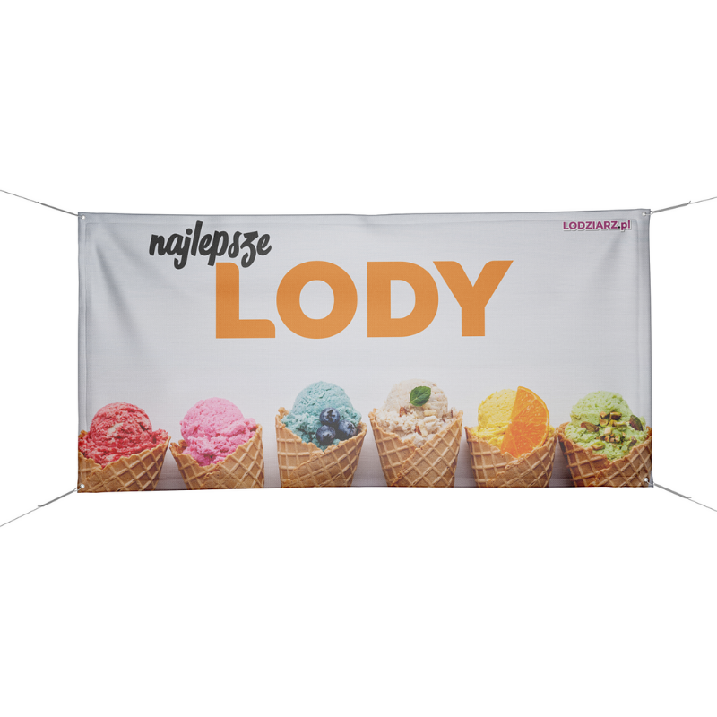 Baner reklamowy 100x50 wzór nr 6