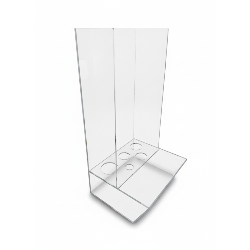 Stojak na wafle wysoki z osłoną