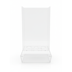 Stojak na wafle wysoki z osłoną