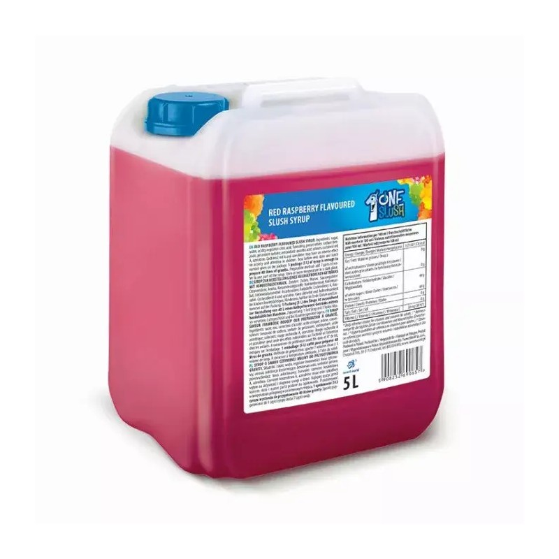 SYROP DO GRANITY O SMAKU CZERWONEJ MALINY 5L