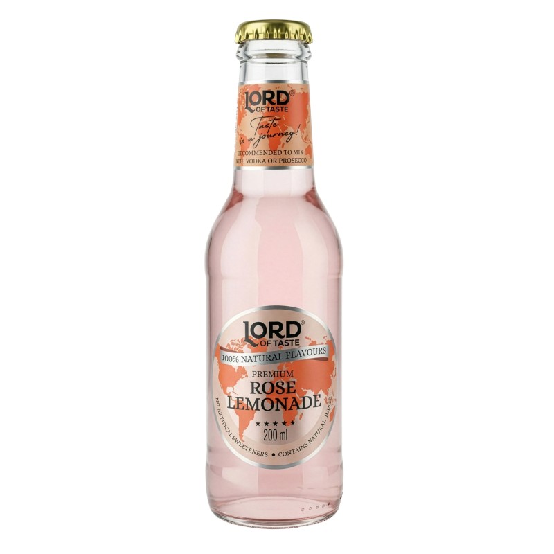 Lord of Taste, Rose Lemonade (lemoniada różana) 200ml x 12 sztuk