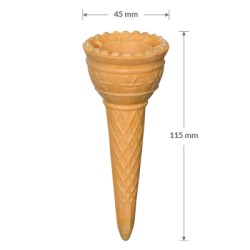 Wafel - Rożek mały 45x115,...